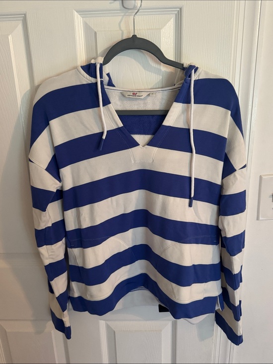 Vineyard Vines Tops - Vineyard Vines Blue & White Striped Hoodie